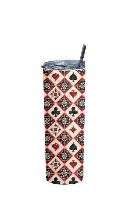 Designer Deck - Stainless Steel Tumbler Water Bottle 20 OZ(590ml) Coffee Tumbler