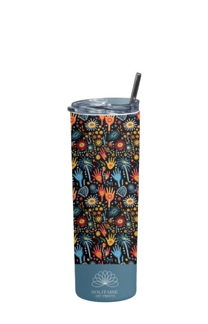 Ethnic - Stainless Steel Tumbler Water Bottle 20 OZ(590ml) Coffee Tumbler
