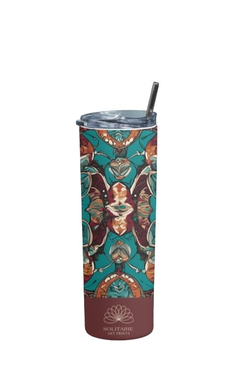Ethnic - Stainless Steel Tumbler Water Bottle 20 OZ(590ml) Coffee Tumbler