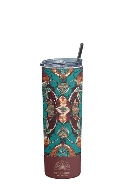 Ethnic - Stainless Steel Tumbler Water Bottle 20 OZ(590ml) Coffee Tumbler