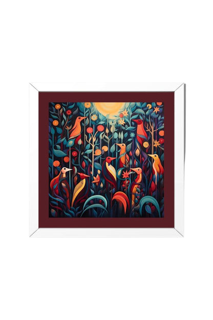 Bird - Wall Art Hanging For Home Decor ( 14 x 14 inches)