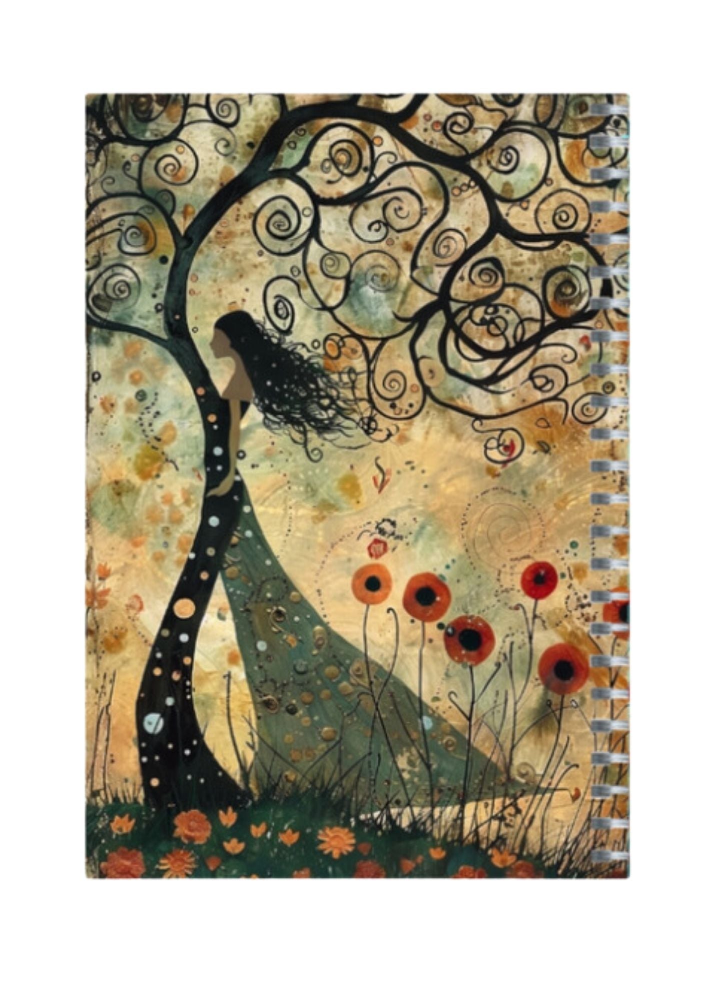 Quirky - Spiral Notepad A5 Unruled Notebook 120 Pages