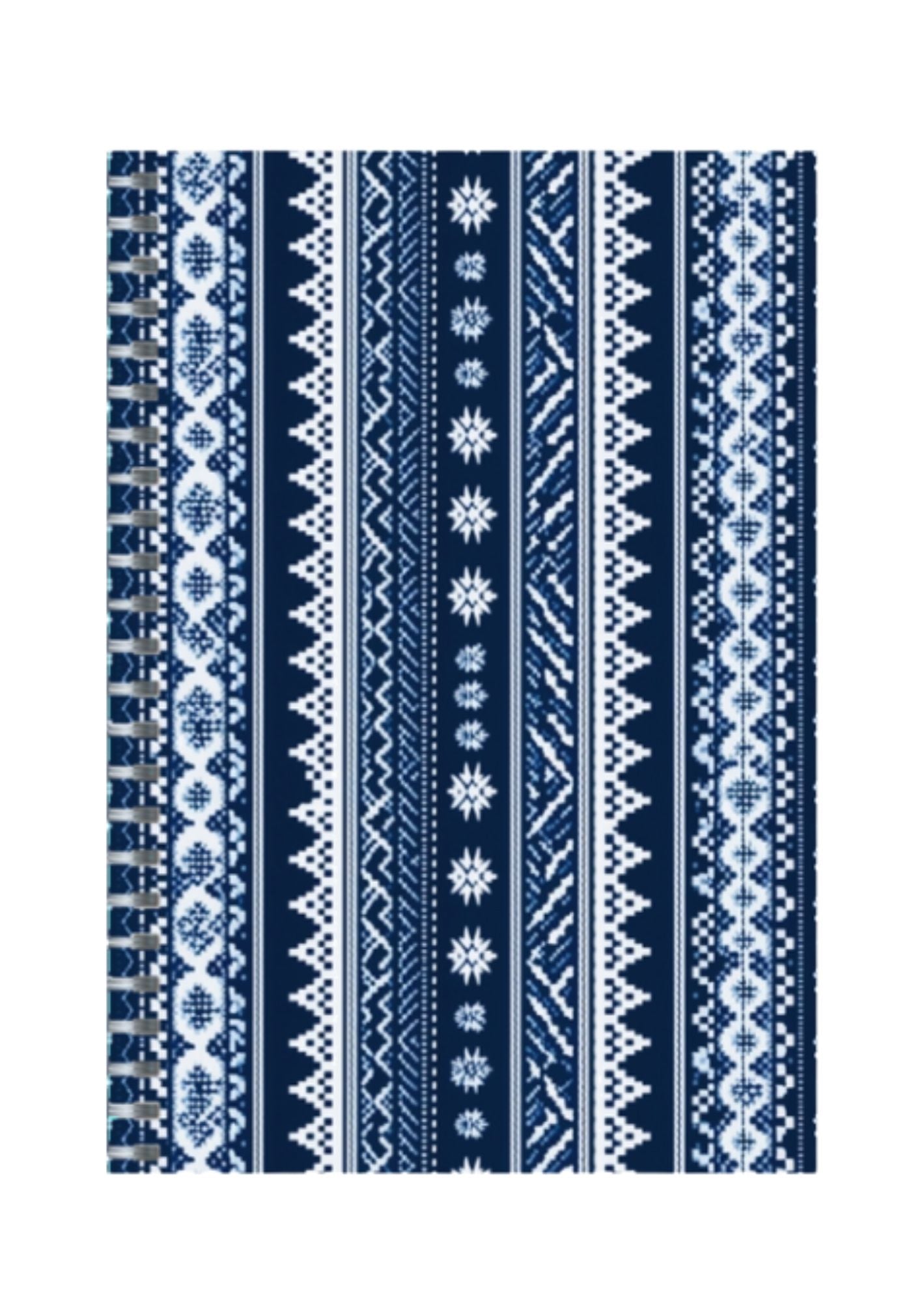 Knit - Spiral Notepad A5 Unruled Notebook 120 Pages