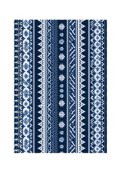 Knit - Spiral Notepad A5 Unruled Notebook 120 Pages