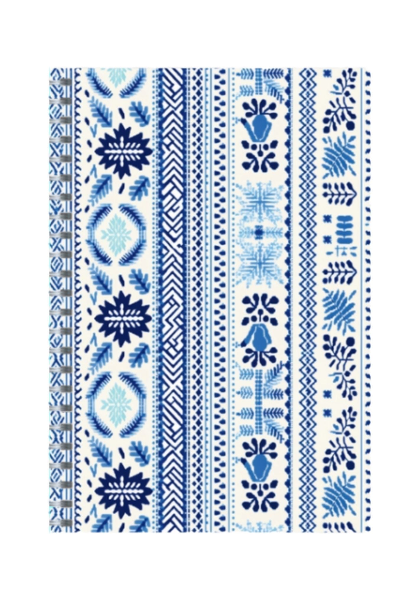 Knit - Spiral Notepad A5 Unruled Notebook 120 Pages