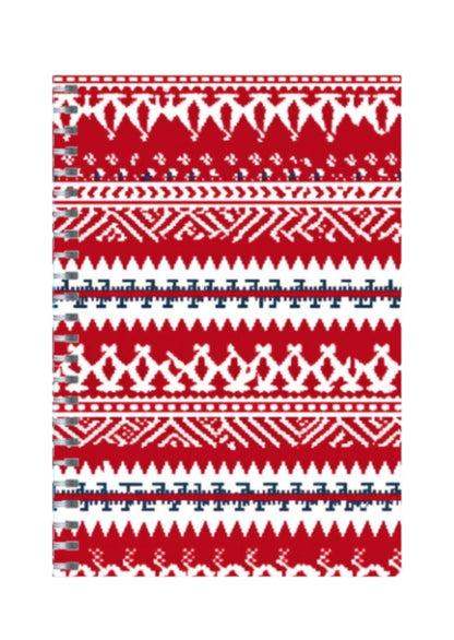 Knit - Spiral Notepad A5 Unruled Notebook 120 Pages