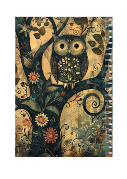 Quirky - Spiral Notepad A5 Unruled Notebook 120 Pages