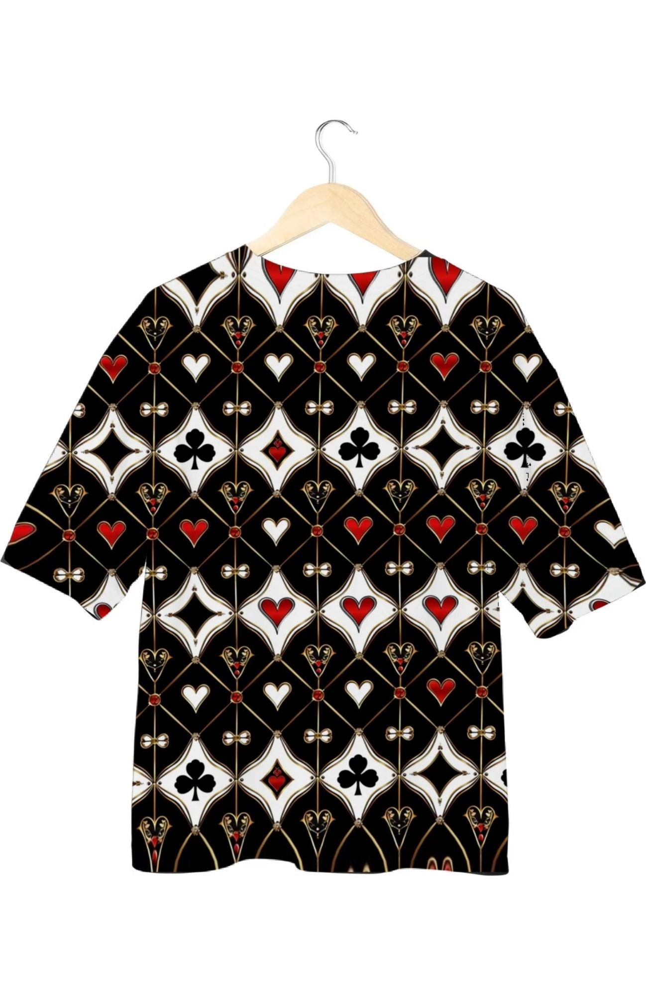 Designer Deck - All Over Print Oversized Tshirt For Men And Women Designer Unisex Tshirt