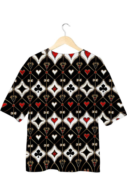 Designer Deck - All Over Print Oversized Tshirt For Men And Women Designer Unisex Tshirt