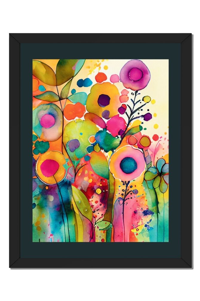 Watercolor Flower - Wall Art Hanging For Home Decor (18 x 24 inches)