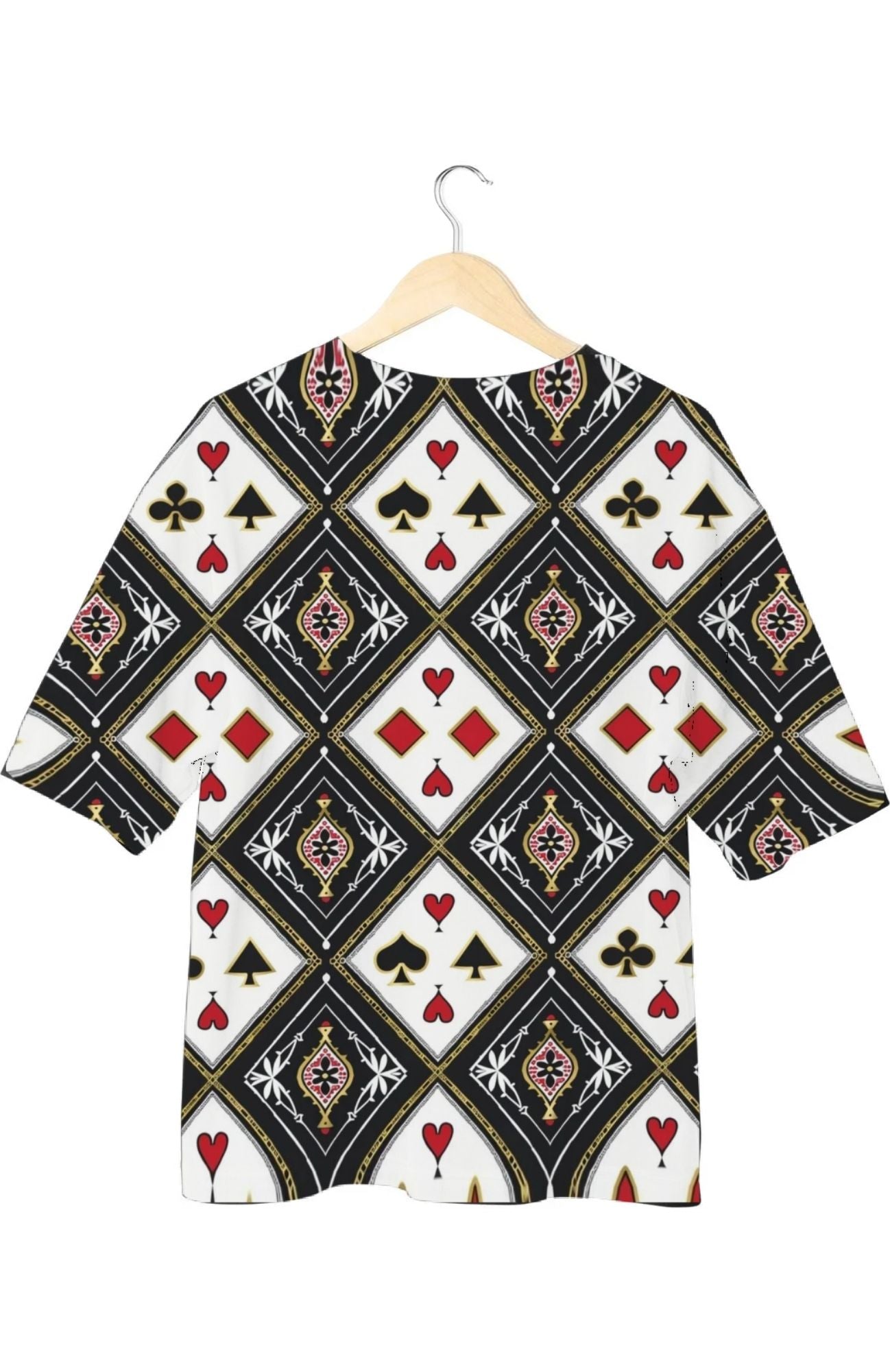 Designer Deck - All Over Print Oversized Tshirt For Men And Women Designer Unisex Tshirt
