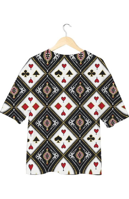 Designer Deck - All Over Print Oversized Tshirt For Men And Women Designer Unisex Tshirt