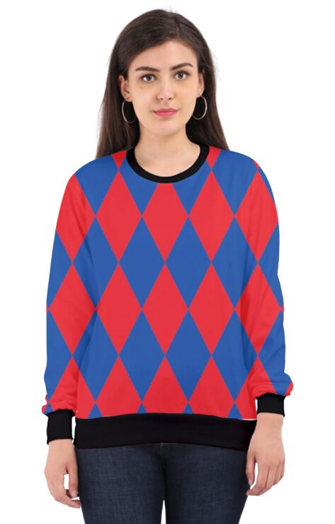 Geometric - All Over Print Sweatshirt For Women Sweatshirt For College