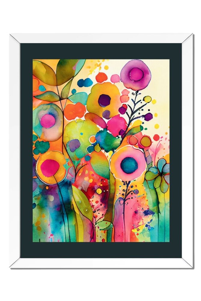 Watercolor Flower - Wall Art Hanging For Home Decor (18 x 24 inches)