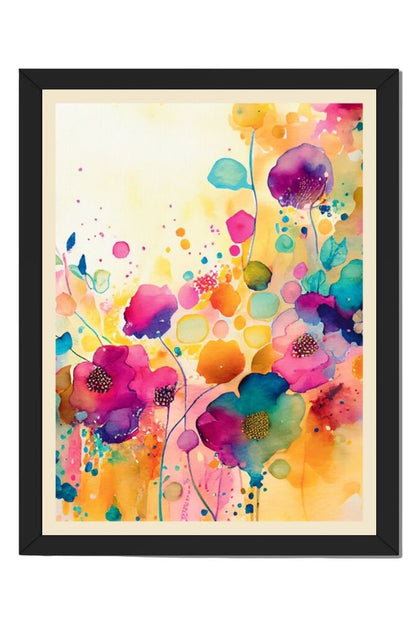 Watercolor Flower - Wall Art Hanging For Home Decor (18 x 24 inches)
