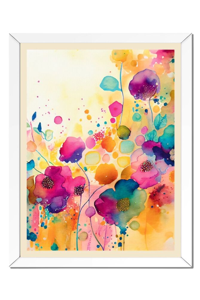 Watercolor Flower - Wall Art Hanging For Home Decor (18 x 24 inches)