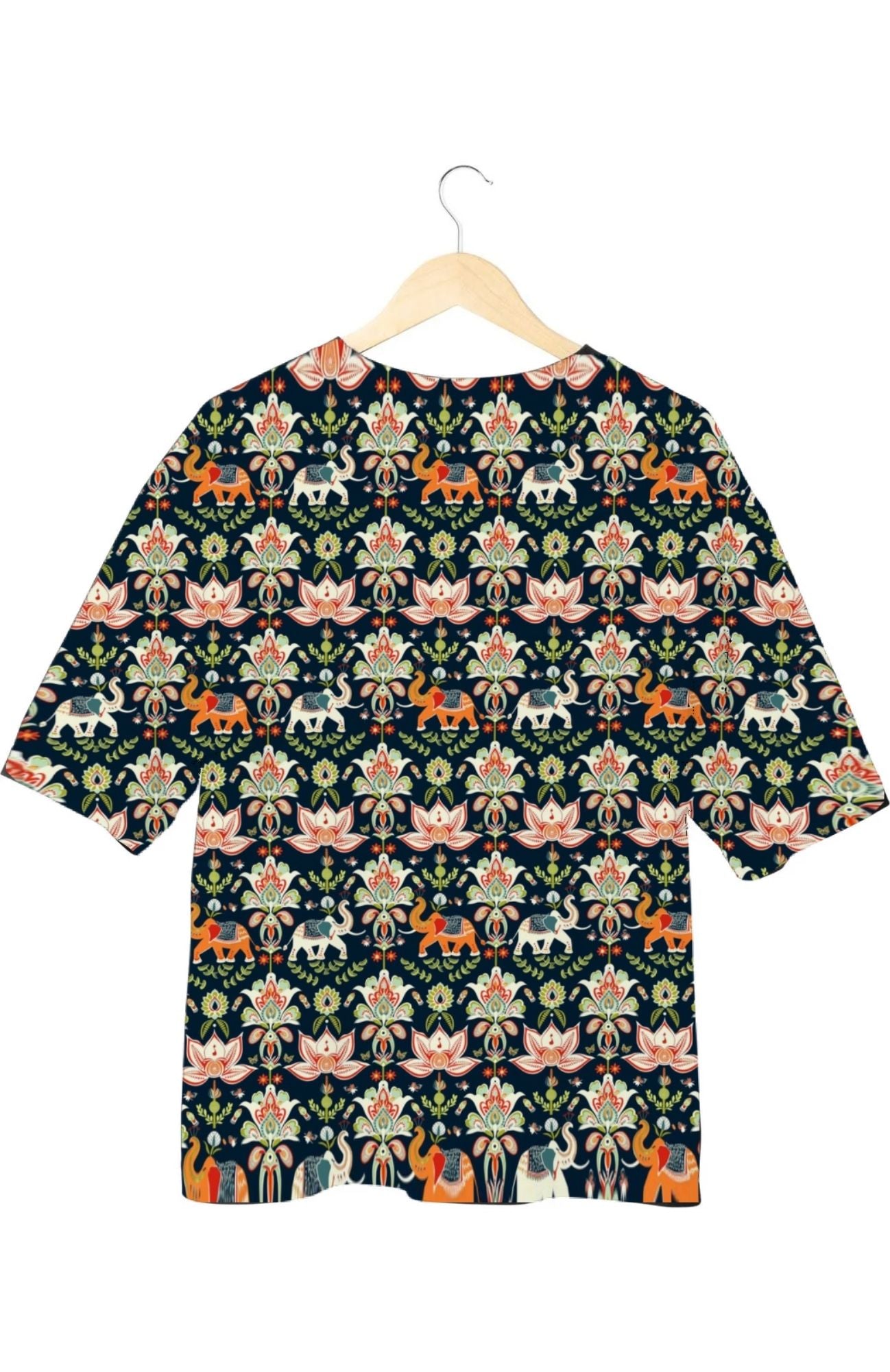Ethnic- All Over Print Oversized Tshirt For Men And Women Designer Unisex Tshirt