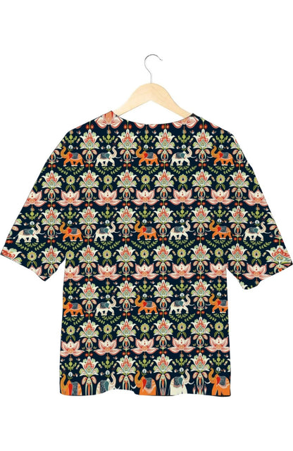Ethnic- All Over Print Oversized Tshirt For Men And Women Designer Unisex Tshirt