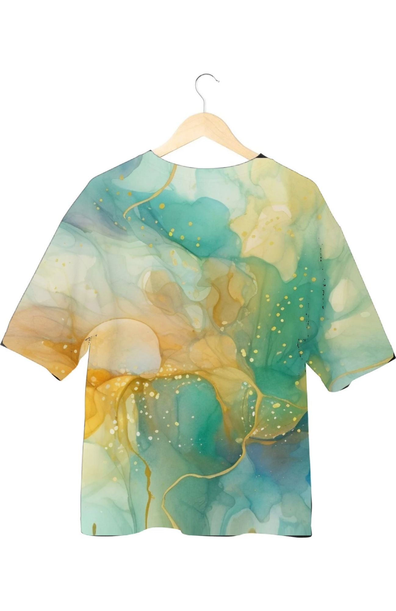 Fluid Art- All Over Print Oversized Tshirt For Men And Women Designer Unisex Tshirt
