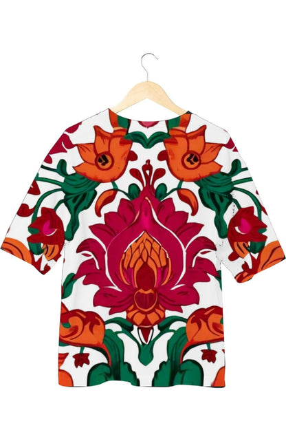 Ethnic- All Over Print Oversized Tshirt For Men And Women Designer Unisex Tshirt