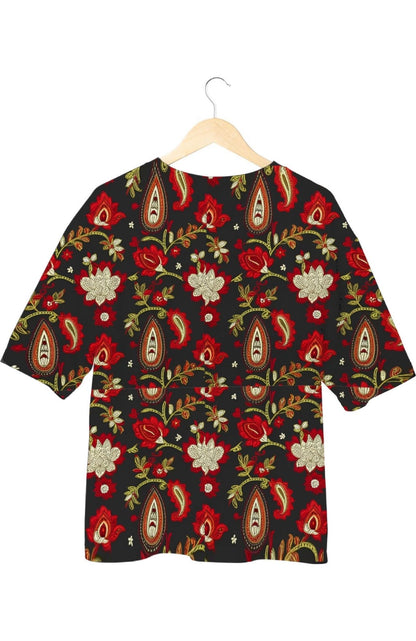 Truntum Blossoms - All Over Print Oversized Tshirt For Men And Women Designer Unisex Tshirt