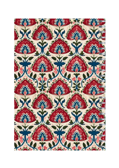 Ethnic - Spiral Notepad A5 Unruled Notebook 120 Pages