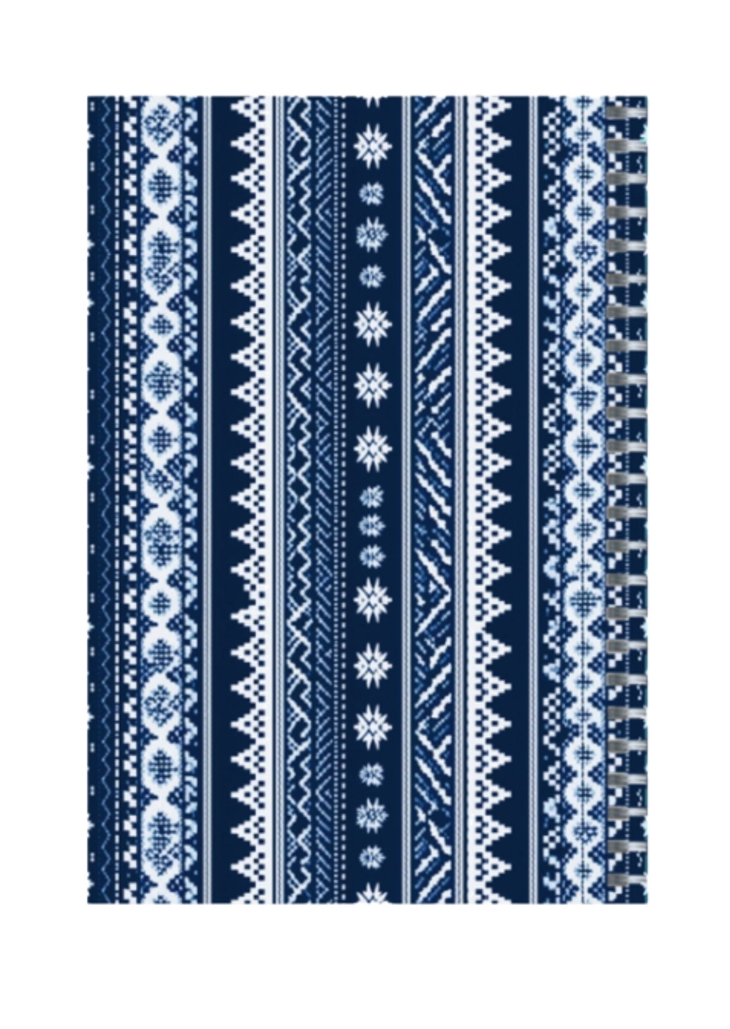 Knit - Spiral Notepad A5 Unruled Notebook 120 Pages