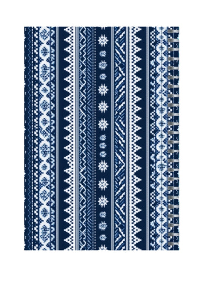 Knit - Spiral Notepad A5 Unruled Notebook 120 Pages