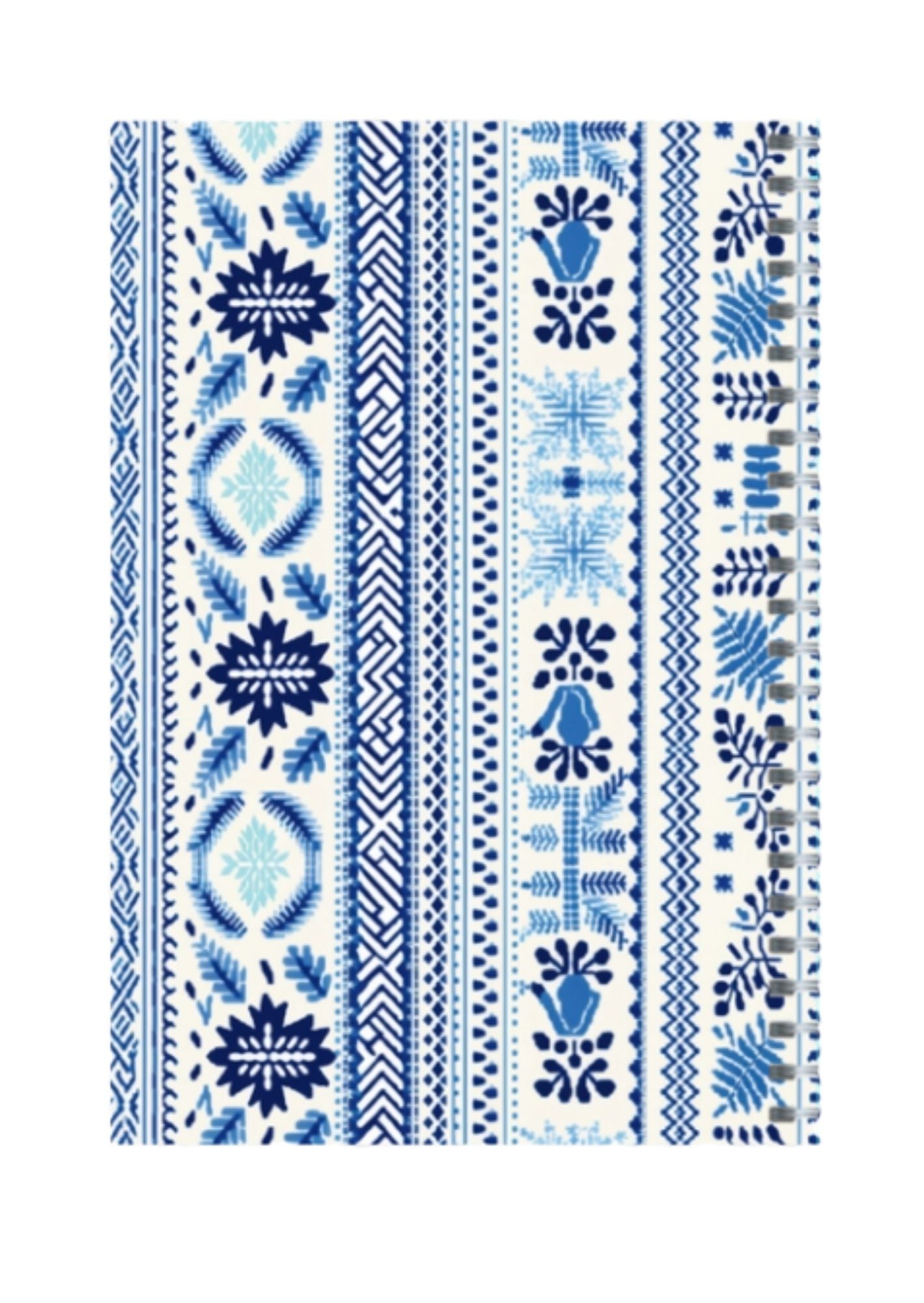 Knit - Spiral Notepad A5 Unruled Notebook 120 Pages