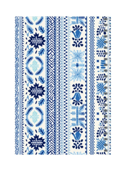 Knit - Spiral Notepad A5 Unruled Notebook 120 Pages