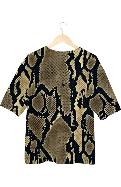 Viper's Veil - All Over Print Oversized Tshirt For Men And Women Designer Unisex Tshirt