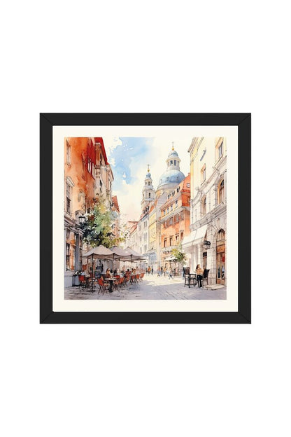 European Clip Art - Wall Art Hanging For Home Decor ( 14 x 14 inches)