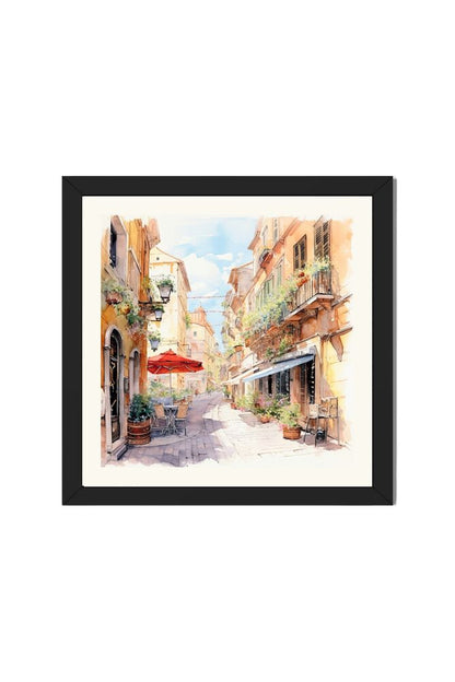 European Clip Art - Wall Art Hanging For Home Decor ( 14 x 14 inches )