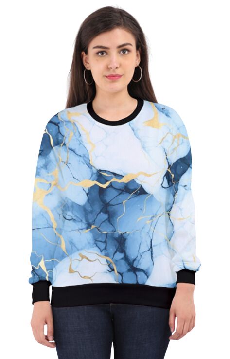 Abstract - All Over Print Sweatshirt For Women Sweatshirt For College