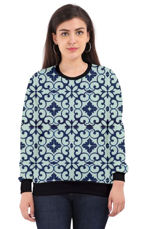 Ethnic - All Over Print Sweatshirt For Women Sweatshirt For College