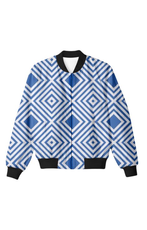 Geometric - Unisex Bomber Jacket For Men And Women