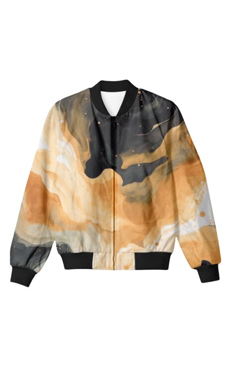 Abstract - Unisex Bomber Jacket For Men And Women