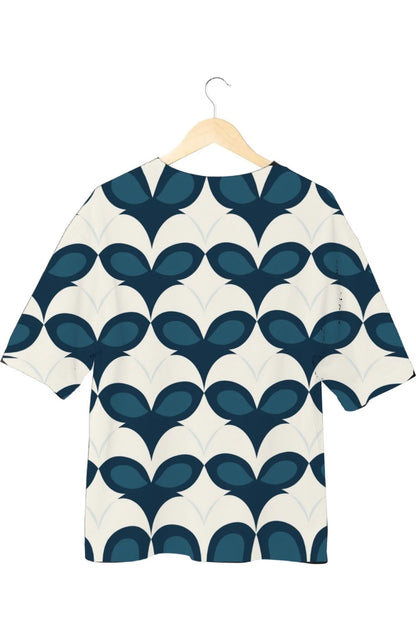 Heart - All Over Print Oversized Tshirt For Men And Women Designer Unisex Tshirt