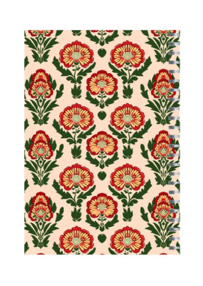 Ethnic - Spiral Notepad A5 Ruled Notebook 120 Pages