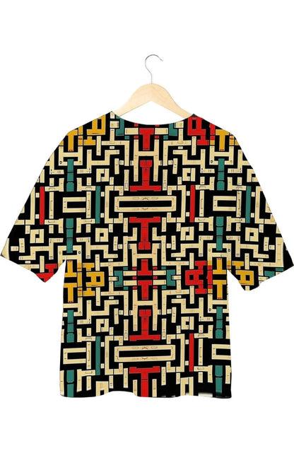 Geometric - All Over Print Oversized Tshirt For Men And Women Designer Unisex Tshirt