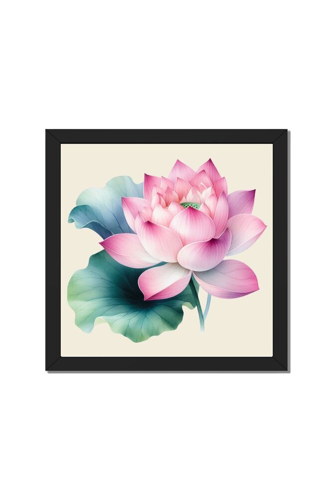 Lotus - Wall Art Hanging For Home Decor ( 14 x 14 inches )