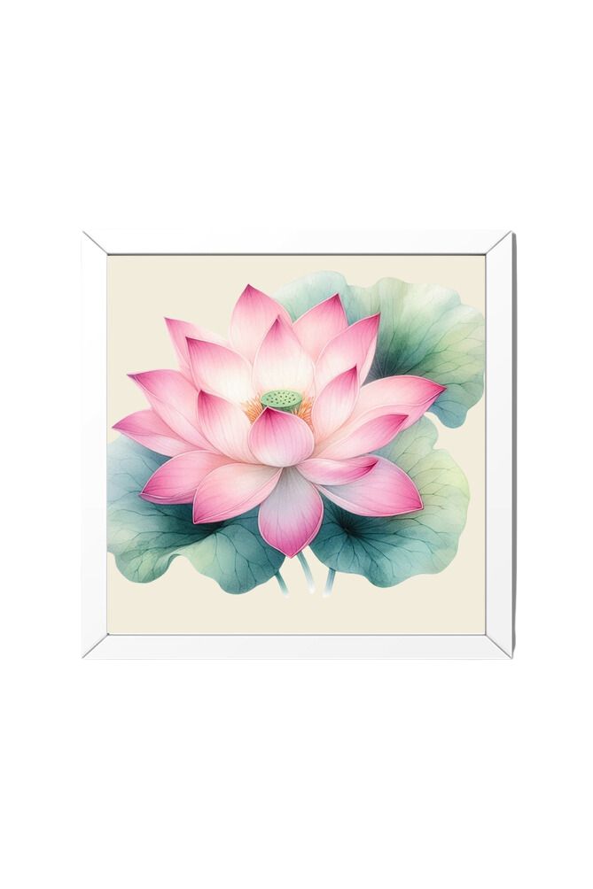 Lotus  - Wall Art Hanging For Home Decor ( 14 x 14 inches )