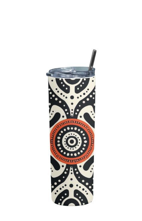 Aboriginal - Stainless Steel Tumbler Water Bottle 20 OZ(590ml) Coffee Tumbler