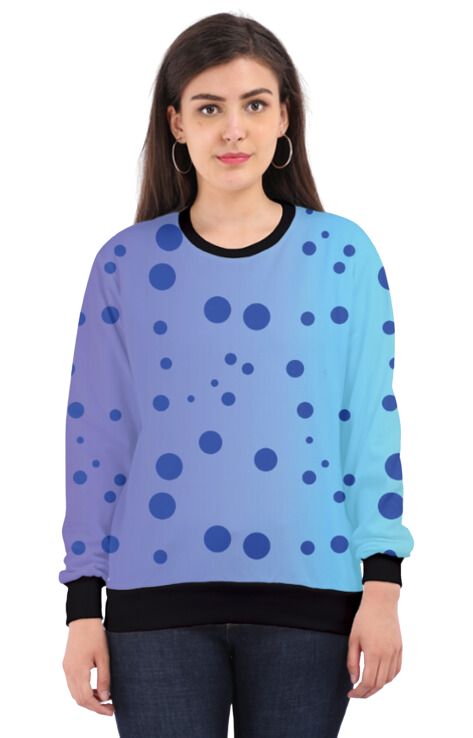 Ombre - All Over Print Sweatshirt For Women Sweatshirt For College