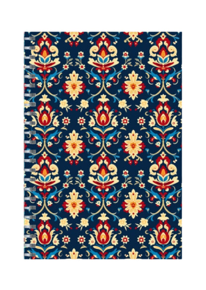 Ethnic - Spiral Notepad A5 Ruled Notebook 120 Pages