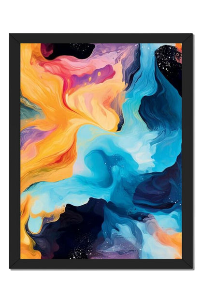 Fluid Art - Wall Art Hanging For Home Decor (18 x 24 inches)