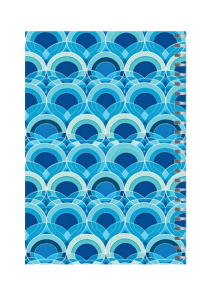 Retro - Spiral Notepad A5 Ruled Notebook 120 Pages