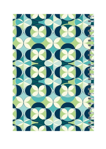Moroccan - Spiral Notepad A5 Ruled Notebook 120 Pages