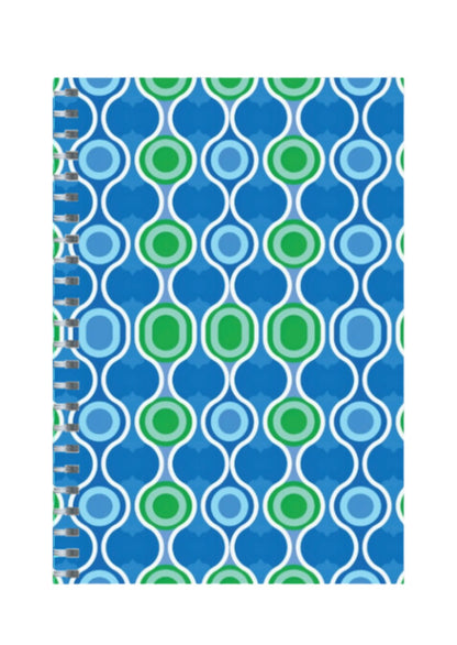 Traditional Korean - Spiral Notepad A5 Ruled Notebook 120 Pages