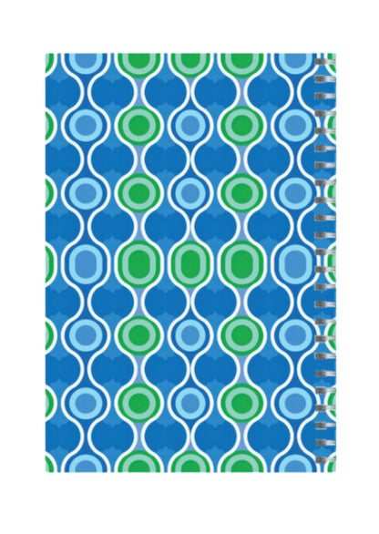 Traditional Korean - Spiral Notepad A5 Ruled Notebook 120 Pages